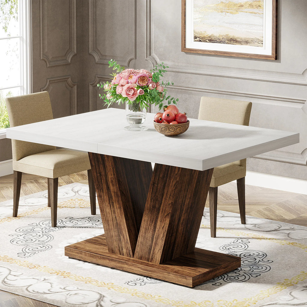 Tribesigns Dining Table for 4-6