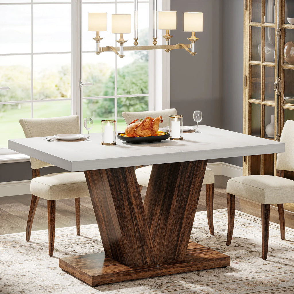 Tribesigns Dining Table for 4-6