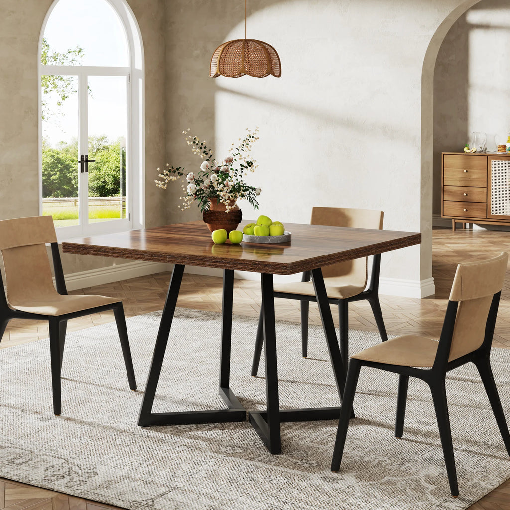 Tribesigns Square Dining Table for 4