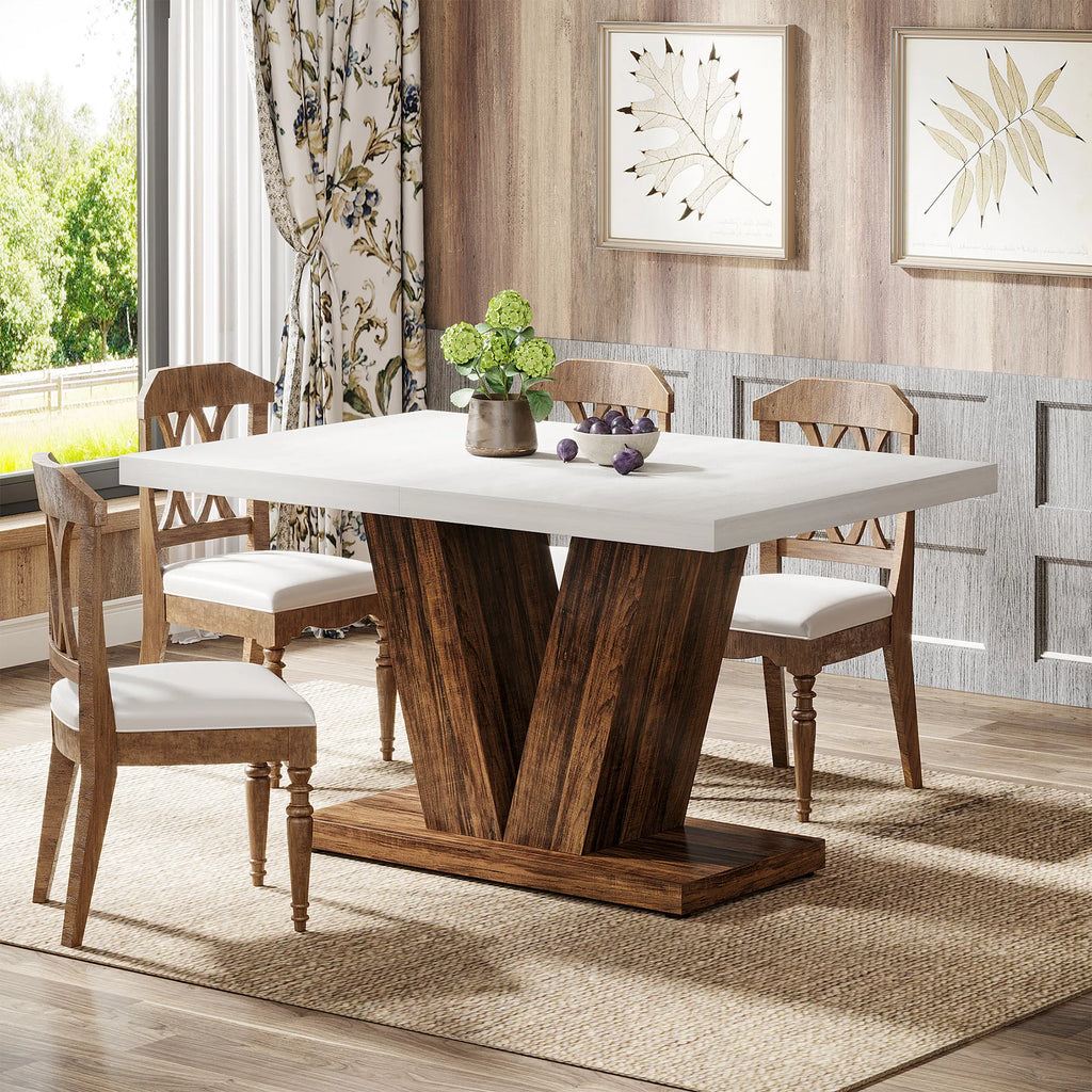 Tribesigns Dining Table for 4-6