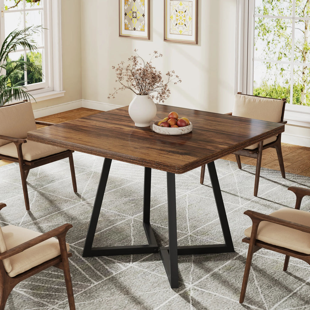 Tribesigns Square Dining Table for 4
