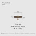 Alton Antique Brass Furniture Handles