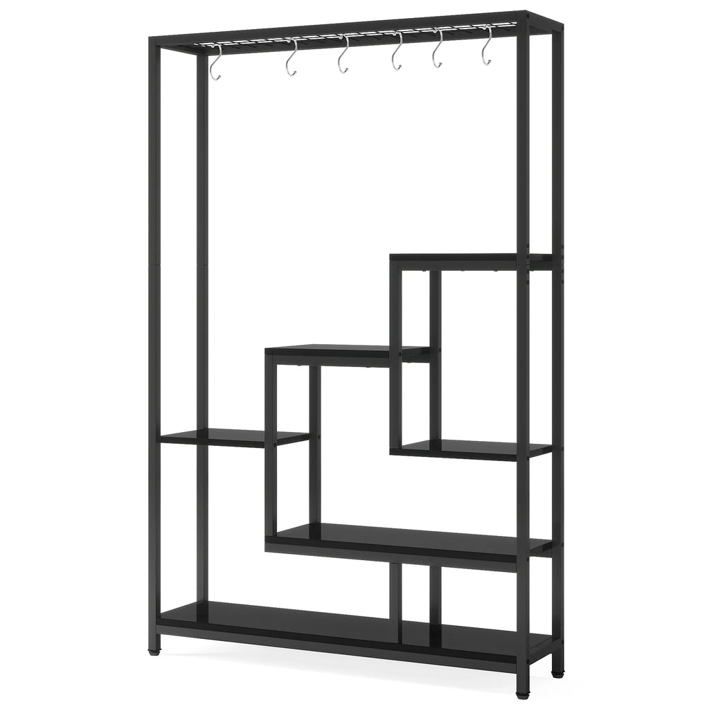 Tribesigns 5 Tiers Indoor Plant Stand w/10  Hanging Hooks